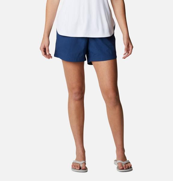 Columbia PFG Backcast Shorts Blue For Women's NZ85203 New Zealand